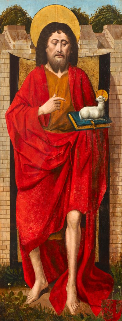St. John the Baptist, Exterior Panel of the Weston Triptych by Rogier van der Weyden
